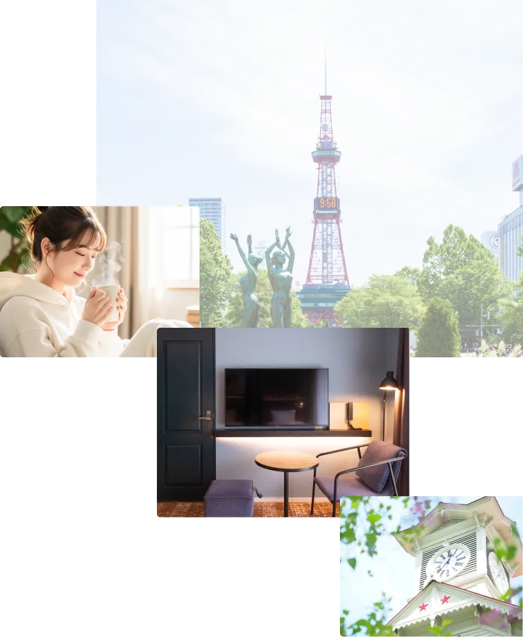Relaxing stay in Sapporo