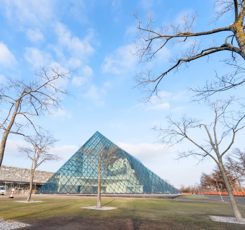 Glass Pyramid at Moerenuma Park
