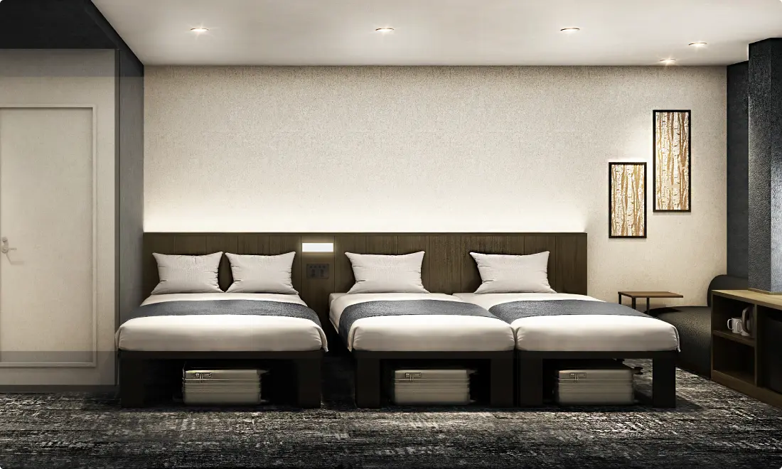 Guest room interior