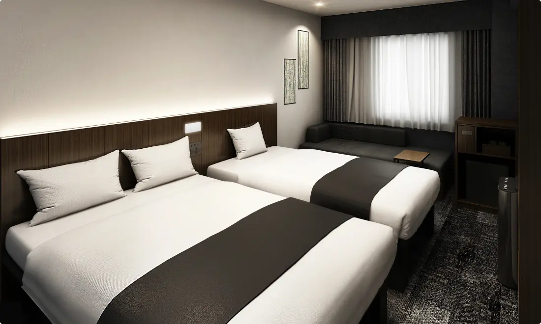 Guest room interior